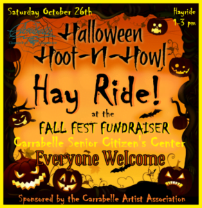 Hoot n Howl Hay Ride flyer